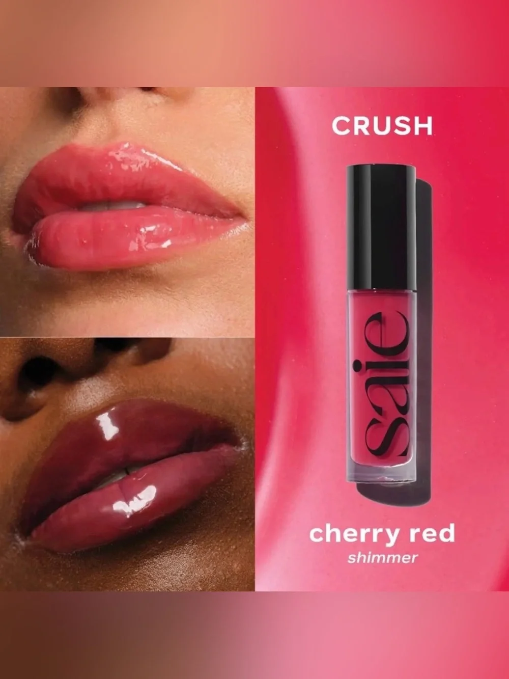 Saie Glossybounce Duo Lip Gloss Oil Kit